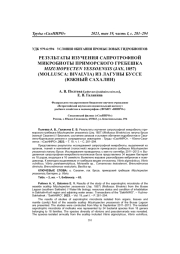 РЕЗУЛЬТАТЫ ИЗУЧЕНИЯ САПРОТРОФНОЙ МИКРОБИОТЫ ПРИМОРСКОГО ГРЕБЕШКА MIZUHOPECTEN YESSOENSIS (JAY, 1857) (MOLLUSCA: BIVALVIA) ИЗ ЛАГУНЫ БУССЕ (ЮЖНЫЙ САХАЛИН)