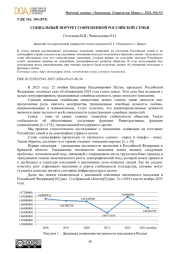 СОЦИАЛЬНЫЙ ПОРТРЕТ СОВРЕМЕННОЙ РОССИЙСКОЙ СЕМЬИ