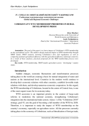O'ZBEKISTON RESPUBLIKASI OLIY MAJLISI QONUNCHILIK PALATASI DEPUTATLIGIGA NOMZOD ISLOM KARIMOVNING ISHONCHLI VAKILI SAYLOVCHILAR BILAN UCHRASHDI