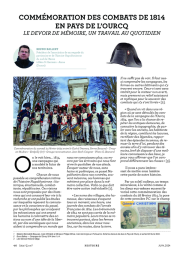 COMMÉMORATION DES COMBATS DE 1814 EN PAYS DE L’OURCQ LE DEVOIR DE MÉMOIRE, UN TRAVAIL AU QUOTIDIEN