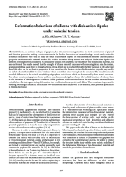 Deformation behaviour of silicene with dislocation dipoles under uniaxial tension