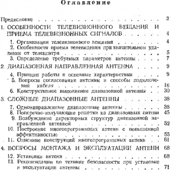 Телевизионные антенны для индивидуального приема